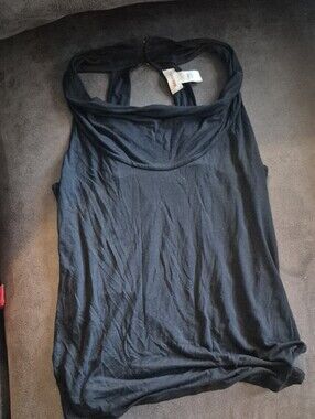Diesel Black Top with Gold Logo Tag